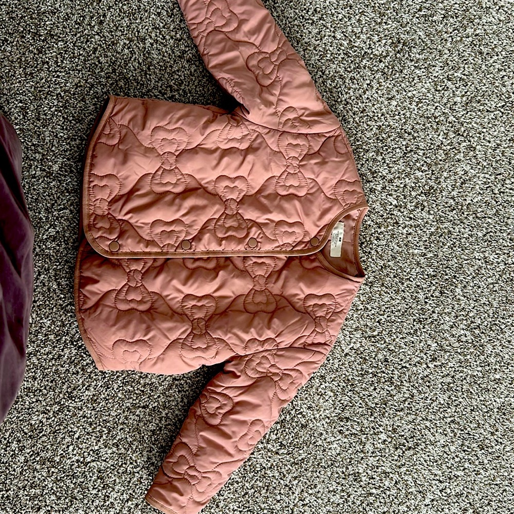 Girls pink light jacket 4-5 year old